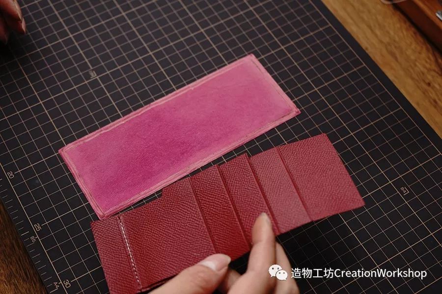 hướng dẫn cách làm ví da bearn wallet, làm đồ da thủ công, rập túi da, phụ kiện đồ da