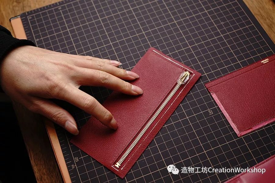 hướng dẫn cách làm ví da bearn wallet, làm đồ da thủ công, rập túi da, phụ kiện đồ da