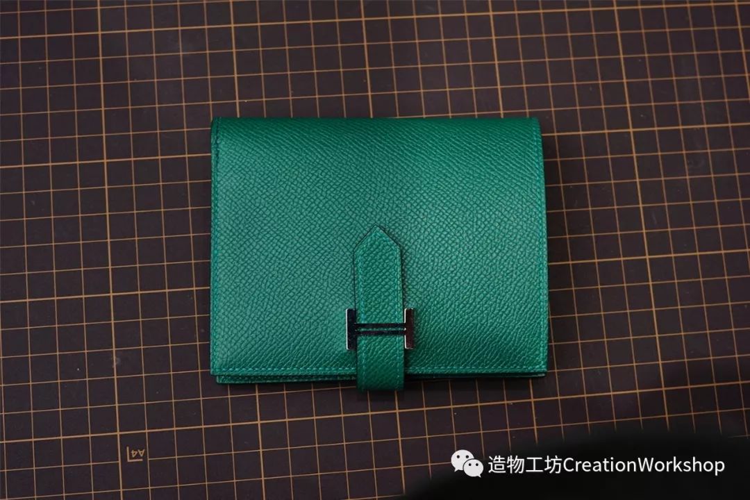 hướng dẫn cách làm ví da bearn compact wallet, làm đồ da thủ công, rập túi da, phụ kiện đồ da