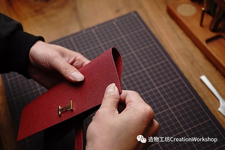 hướng dẫn cách làm ví da bearn wallet, làm đồ da thủ công, rập túi da, phụ kiện đồ da