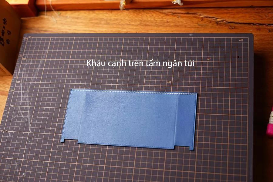 hướng dẫn cách làm túi lộn kelly retourne, làm đồ da thủ công, rập túi da, phụ kiện đồ da