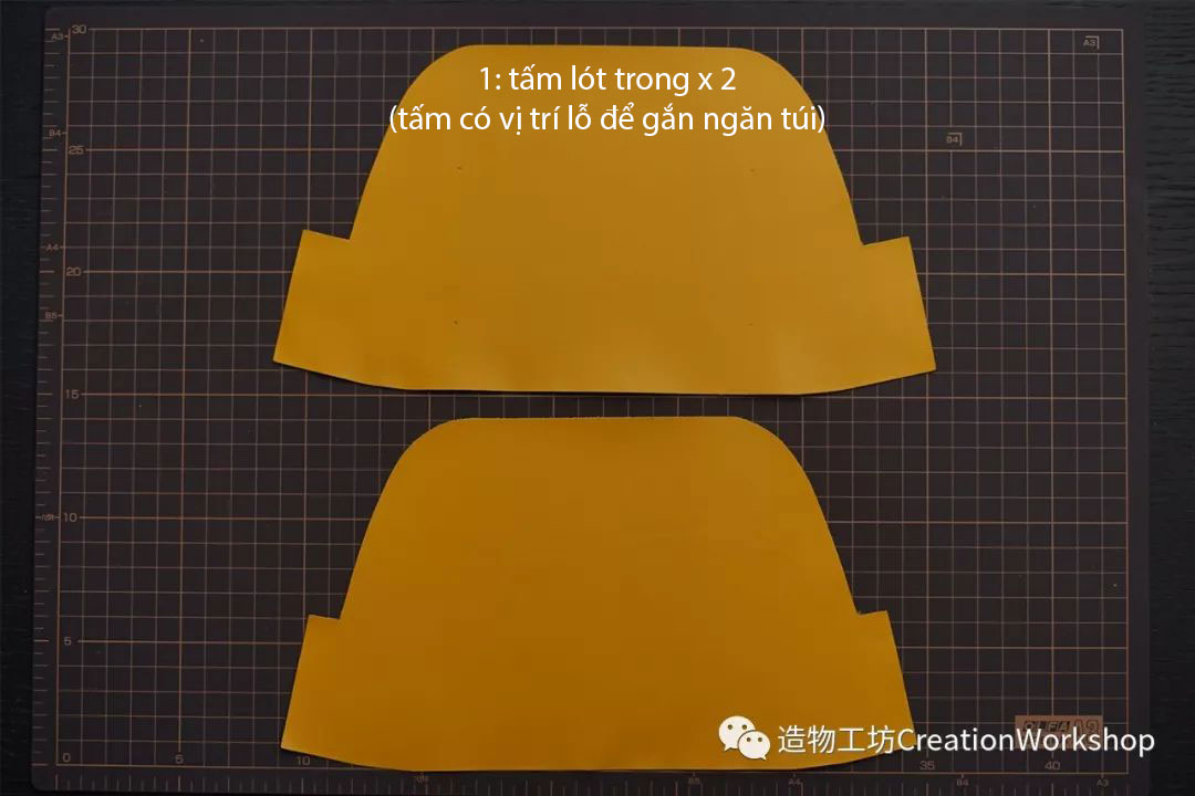 hướng dẫn cách làm túi Bolide 18, làm đồ da thủ công, rập túi da, phụ kiện đồ da